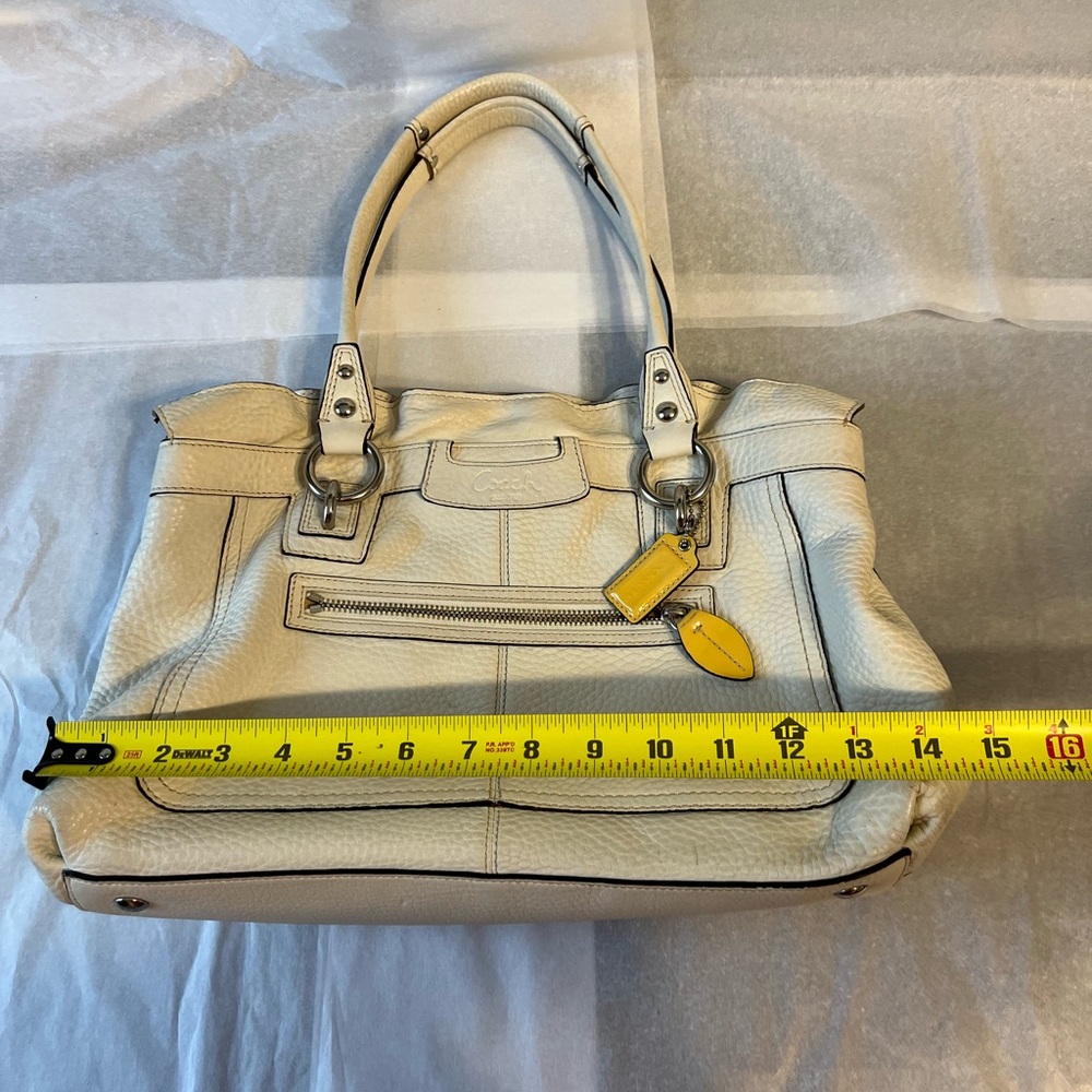 Coach Penelope 14682 Pebbled Leather satchel shoulder bag - Picture 2 of 15